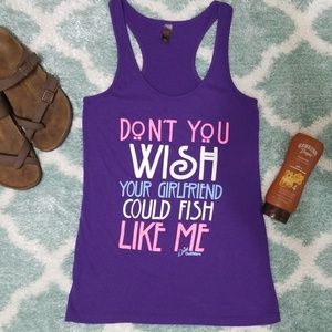 Purple GF Fishing Tank Top
